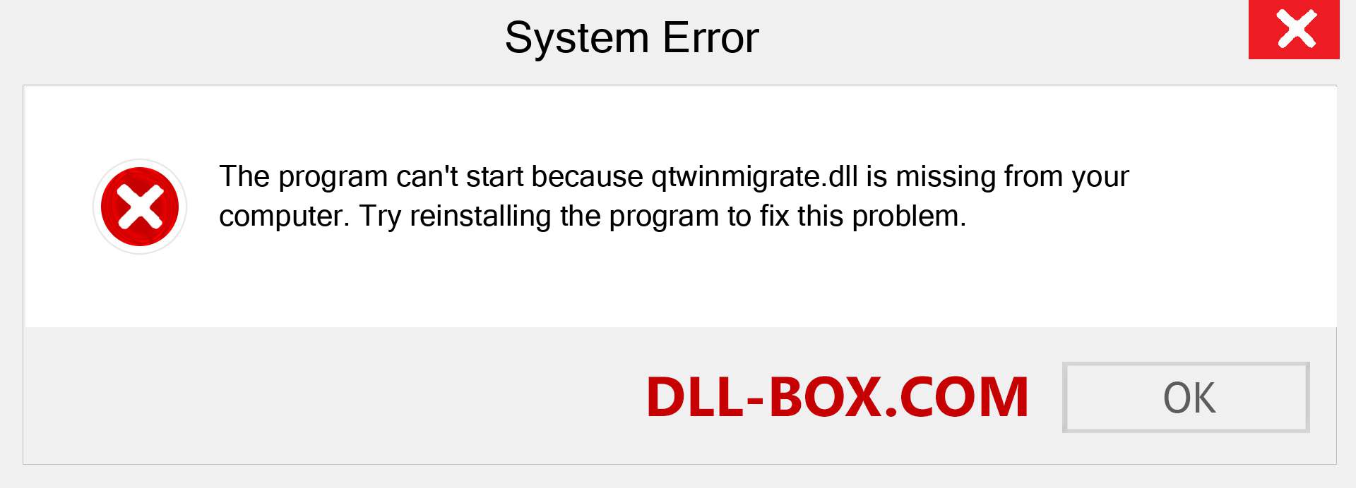  qtwinmigrate.dll file is missing?. Download for Windows 7, 8, 10 - Fix  qtwinmigrate dll Missing Error on Windows, photos, images